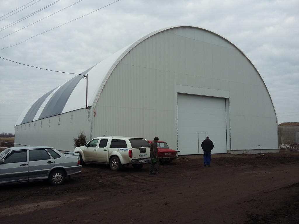 ангары тентовые